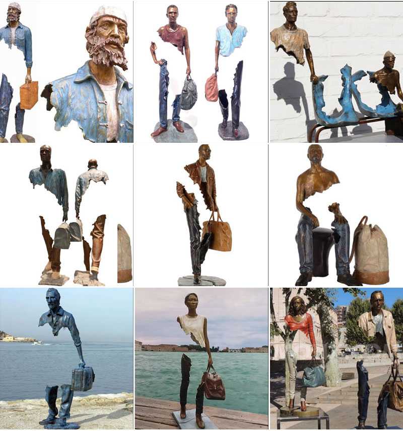 Outdoor Famous Bruno Catalano Traveler Sculpture Replica BOKK-64
