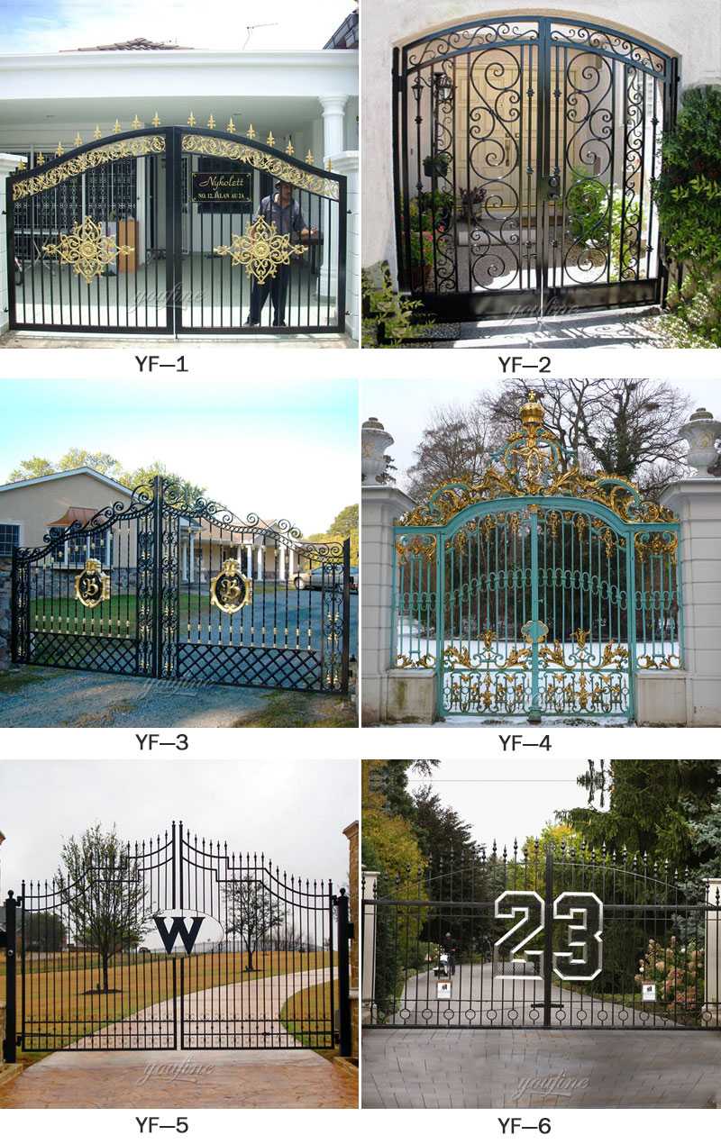 sliding metal gate design