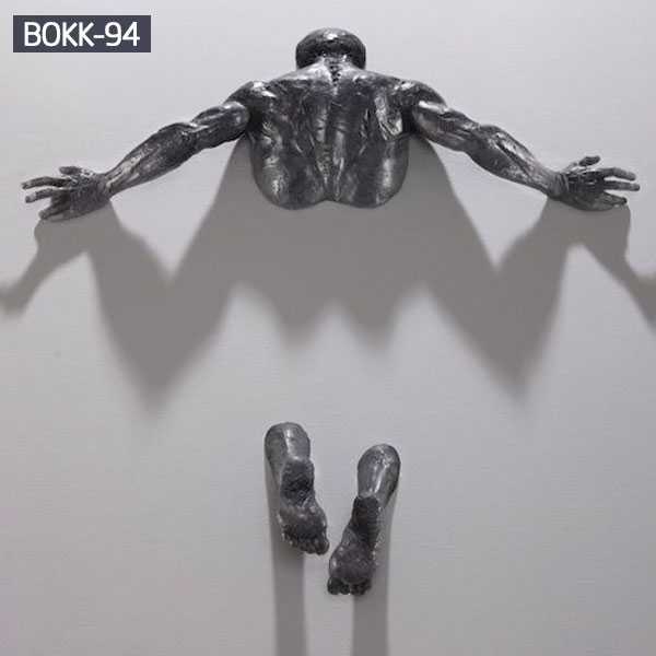 Figurative Sculptures Embedded In Gallery Walls Matteo Pugliese Replica for  Sale–BOKK-94 - YouFine Sculpture