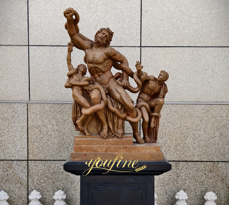 Greek Marble Statue Laocoon And His Sons Sculpture