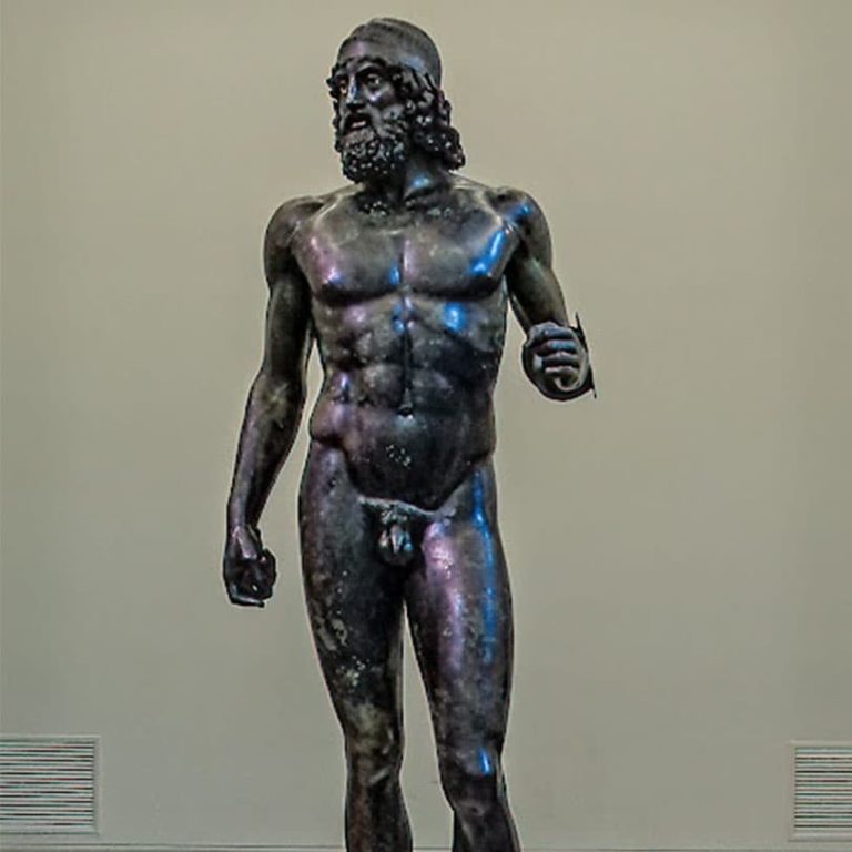 Ancient Classical Greek Bronze Riace Warrior Statue YouFine