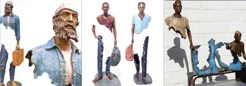 Outdoor Famous Bruno Catalano Traveler Sculpture Replica BOKK-64