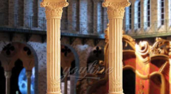 High quality roman marble columns for wedding decoration