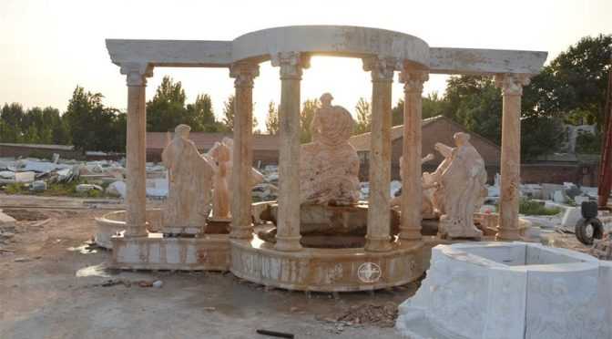 Famous Marble Trevi Fountain replica