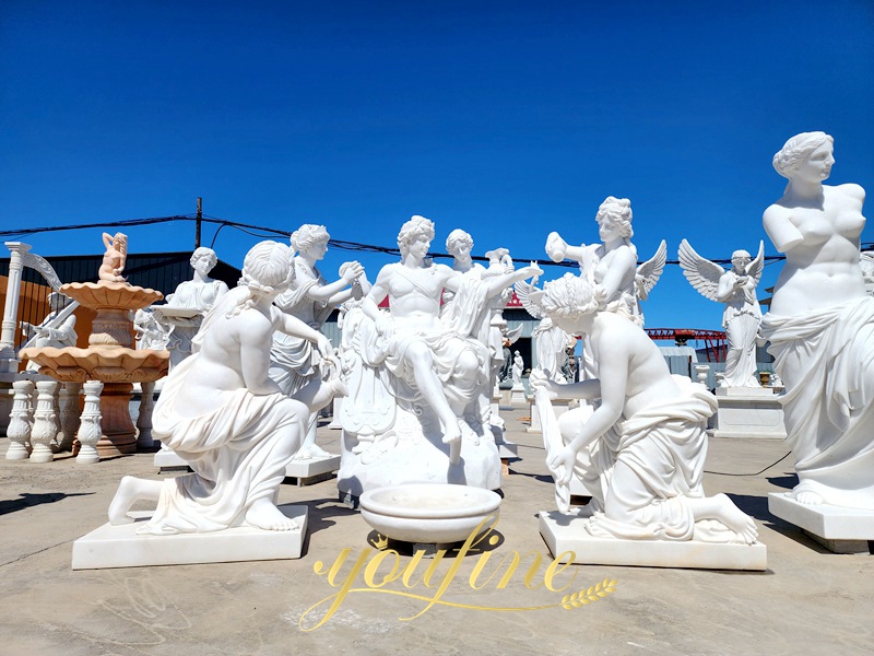 Marble Apollo Bathing Sculpture for Sale 3