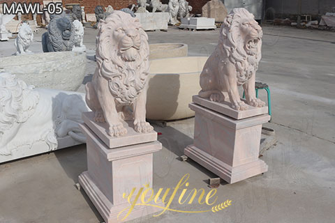 Outdoor-Hand-Carved-Life-Size-Lion-Statue-for-Sale-1