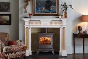 Georgian Multi Color Marble Fireplace Surround