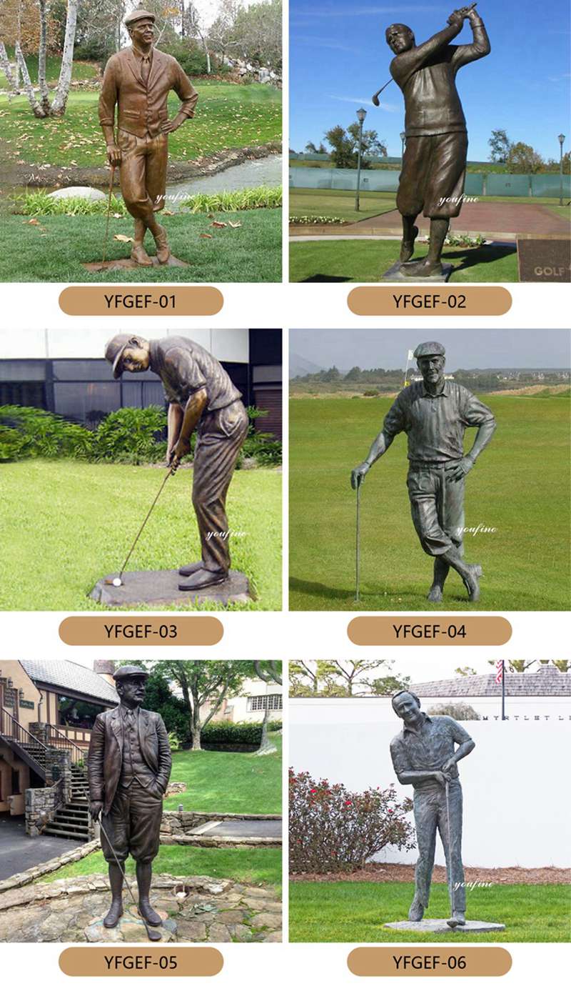 golf statues