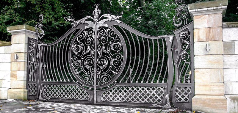 wrought iron gate