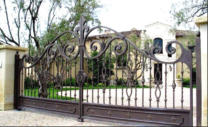 wrought iron gates designs