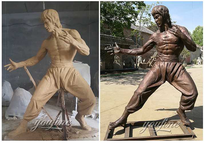 Life Size Famous Bronze Bruce Lee Statue Youfine Sculpture