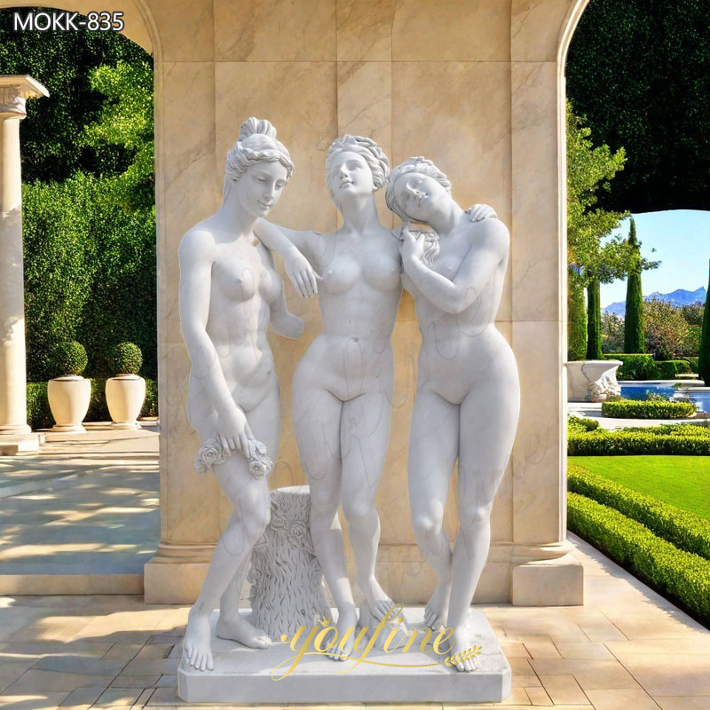 Classic Life Size The Three Graces Garden Statue for Sale MOKK-835