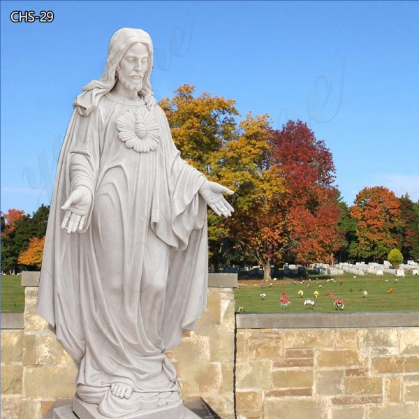 Natural White Marble Life Size Jesus Christ Statue CHS-29 - YouFine ...