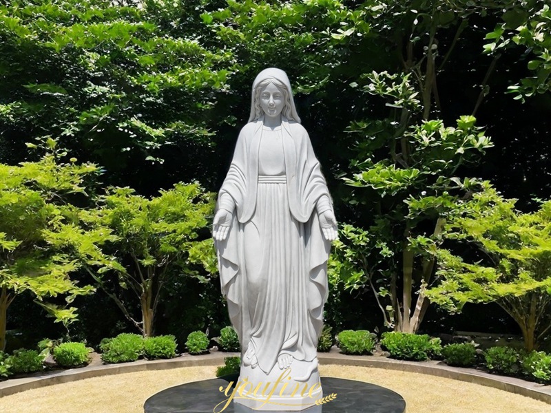 Blessed Virgin Mary marble Statue