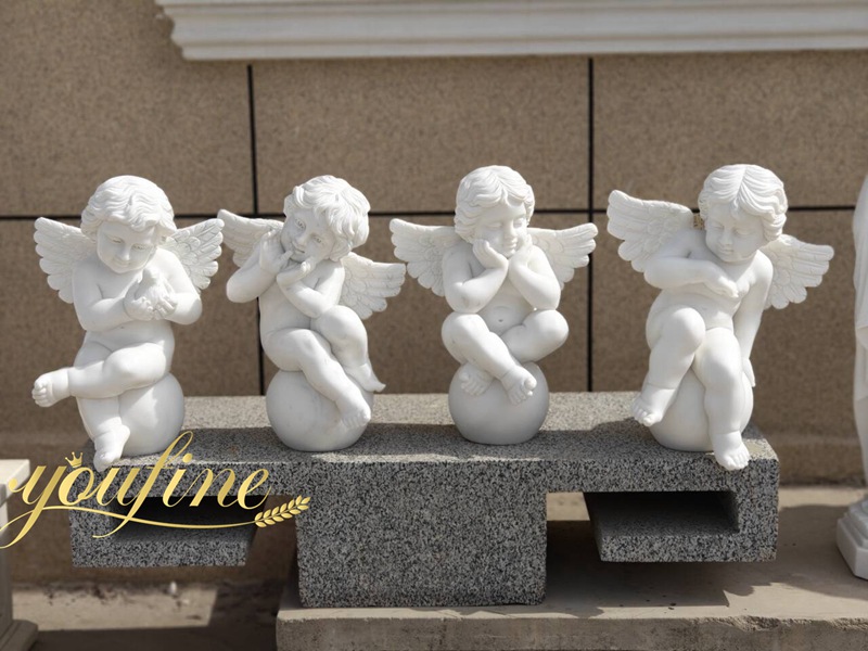 Cherub Four Seasons Marble Statues