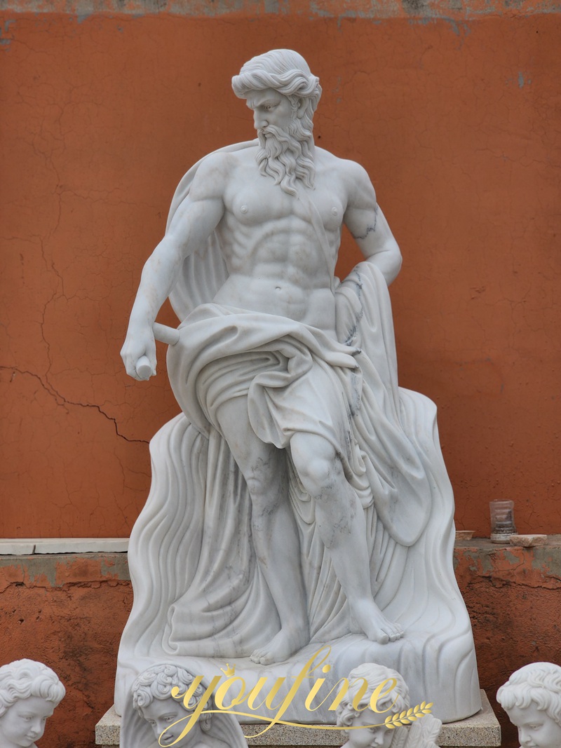 Famous Marble Poseidon statue