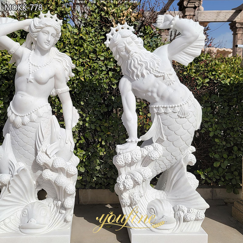 Life Size Poseidon Marble Statue