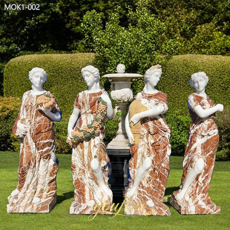 Vivid Marble Goddess Four Season Statues for Sale MOK1-002