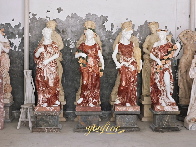 large Marble Goddess Four Season Statues