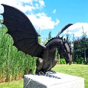 Outdoor Bronze Dragon Statues Water Garden Features for Sale BOK-620 ...