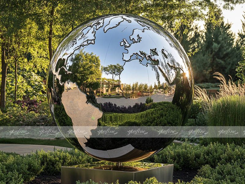 Outdoor Garden Globe Sculpture for Sale SSS-035