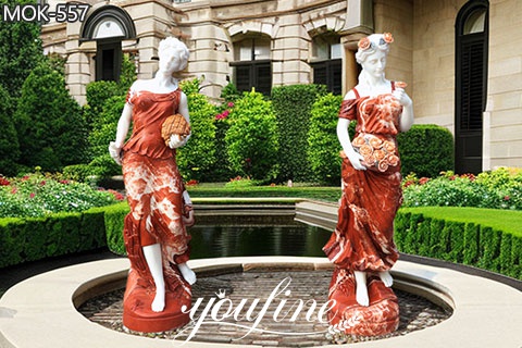 Full-Size-Multi-Color-Marble-Woman-Female-Statues-Lady-Sculpture-on-Discount-for-Sale