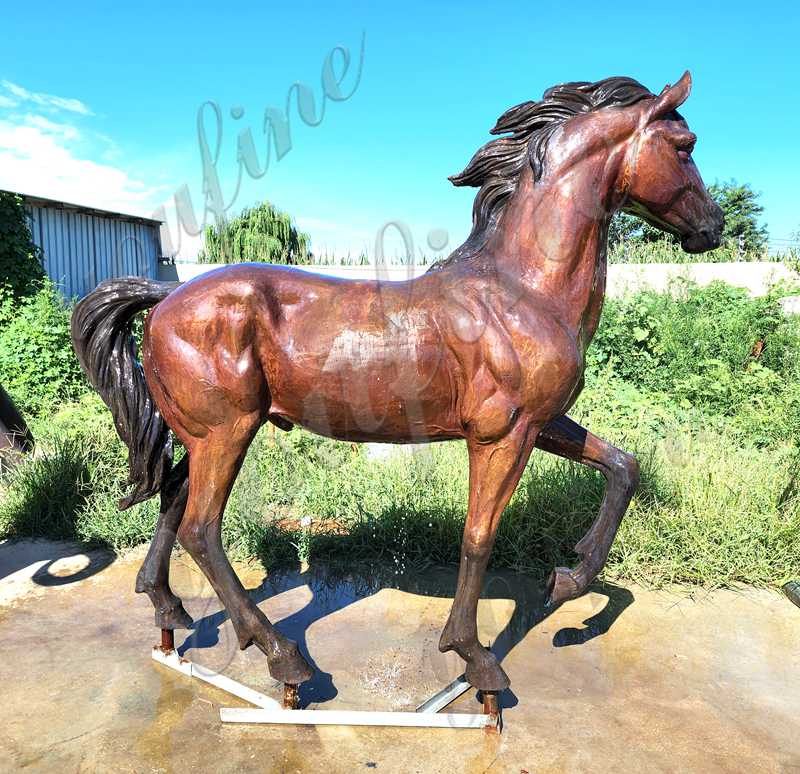 horse statue for garden-YouFine Sculpture