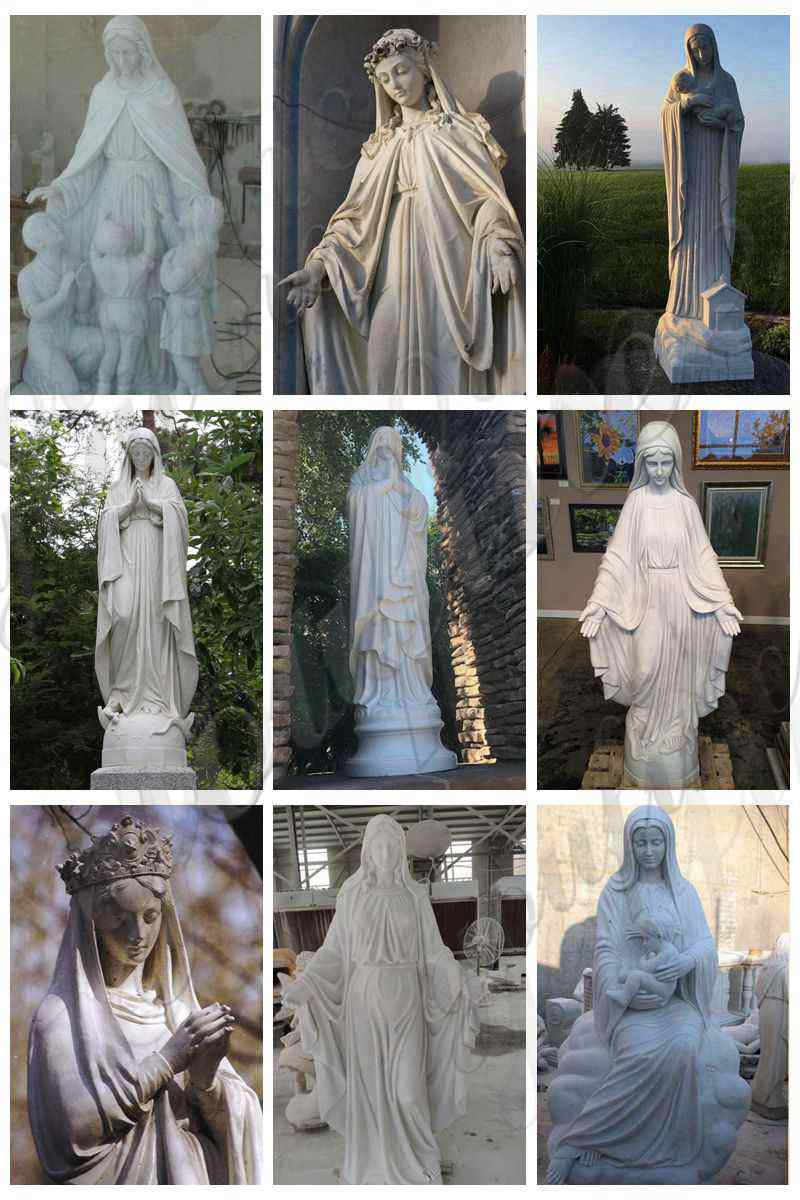 life size Mary-marble-statue for sale