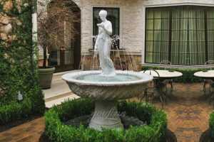 Yard Decor Marble Water Fountains With Woman Pouring Water Statues for ...