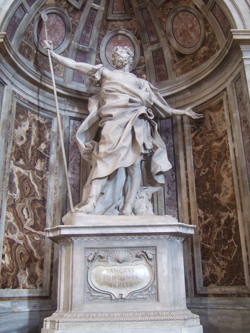 Marble Saint Longinus Statue by Bernini