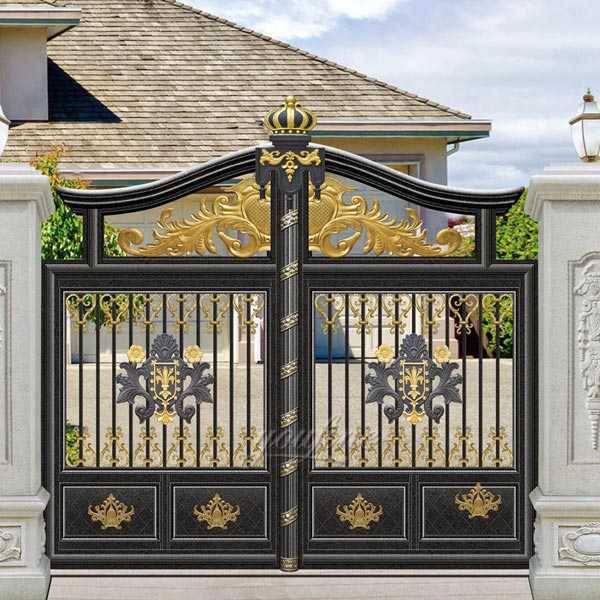 Luxury Wrought Iron Gate Designs Entrance/wrought Iron Driveway Gate ...