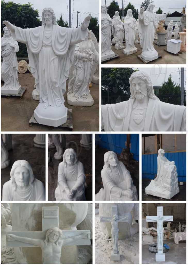 plastic outdoor religious statues