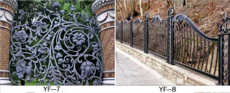 Wholesale hot dip galvanized wrought iron fence panels