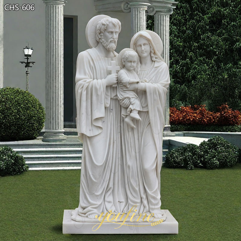 Catholic Life Size Marble Holy Family Statue for Outdoor CHS-606