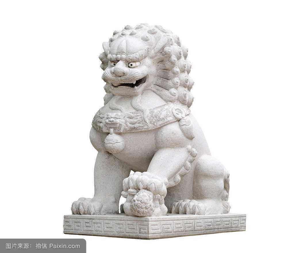 Female Chinese Fu or Foo Dog Statue with Small Lion For Sale