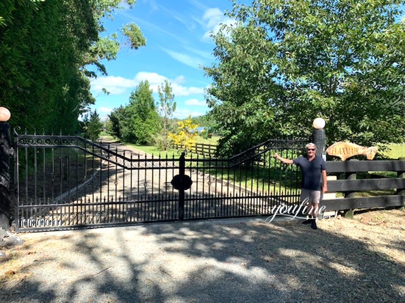 black wrought iron gate feedback