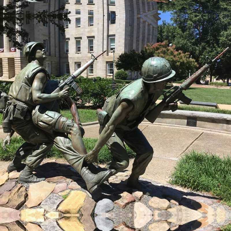 bronze Vietnam war statue for sale