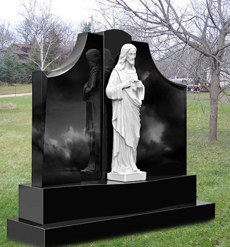 Upright Catholic Virgin Mary Statues Headstone Design MOKK60 YouFine