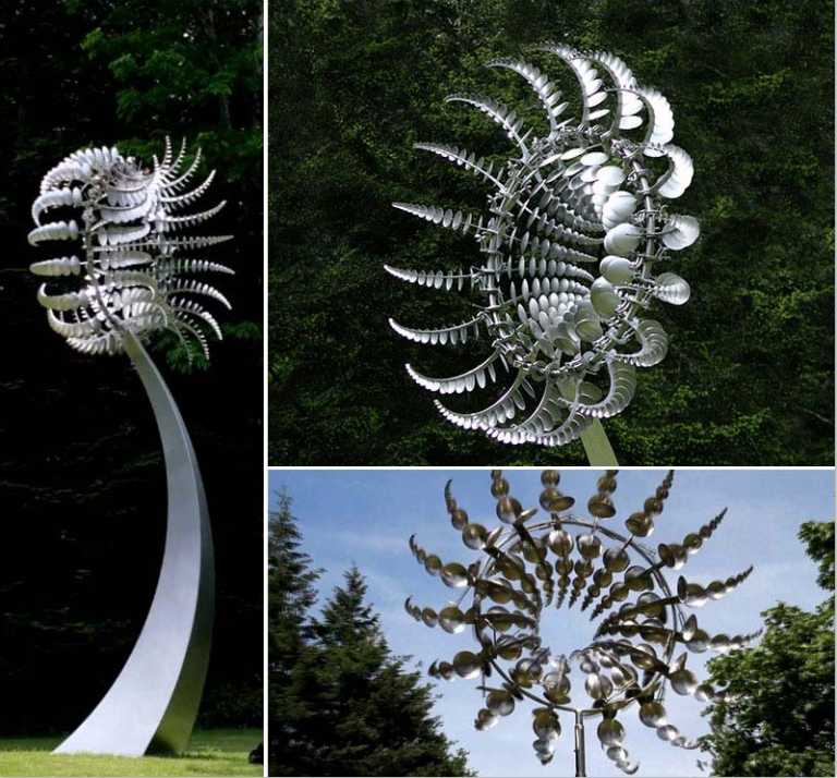 Buy Modern Metal Sculpture Kinetic Wind Sculptures Design Replica for ...