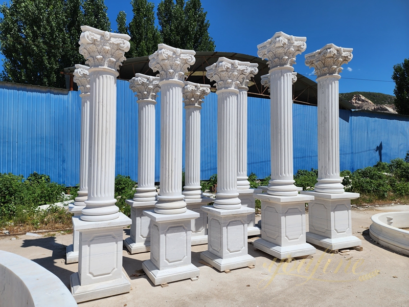 White House Exterior Front Porch Columns