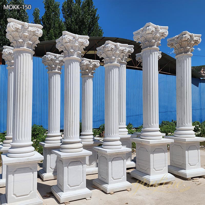 White House Exterior Front Porch Columns