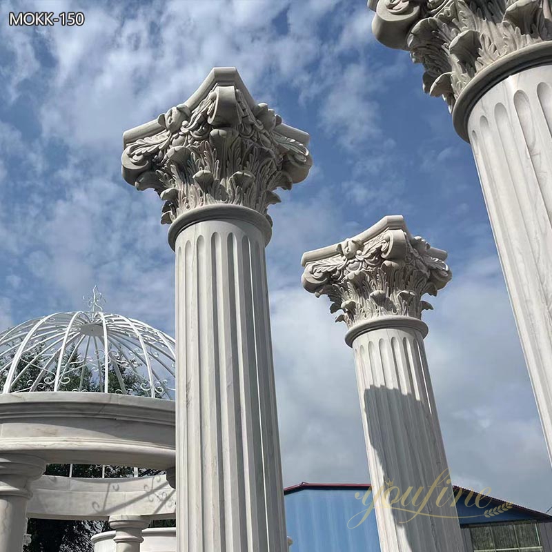 White House Exterior Front Porch Columns