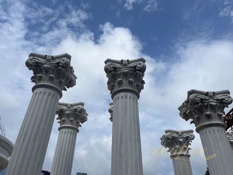 White House Exterior Front Porch Columns