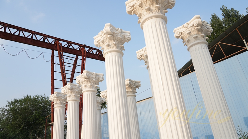 White House Exterior Front Porch Columns