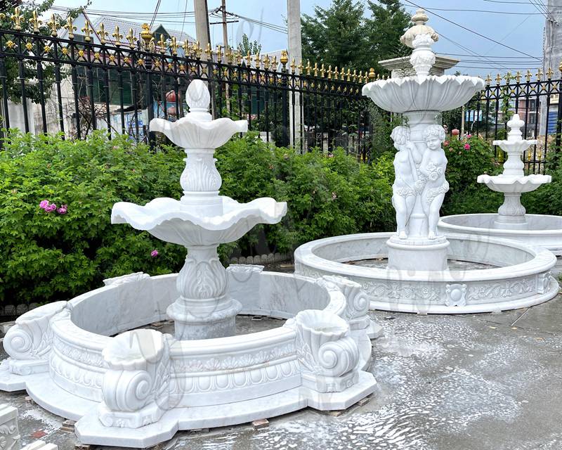 front door fountain