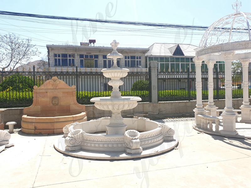 front door water feature