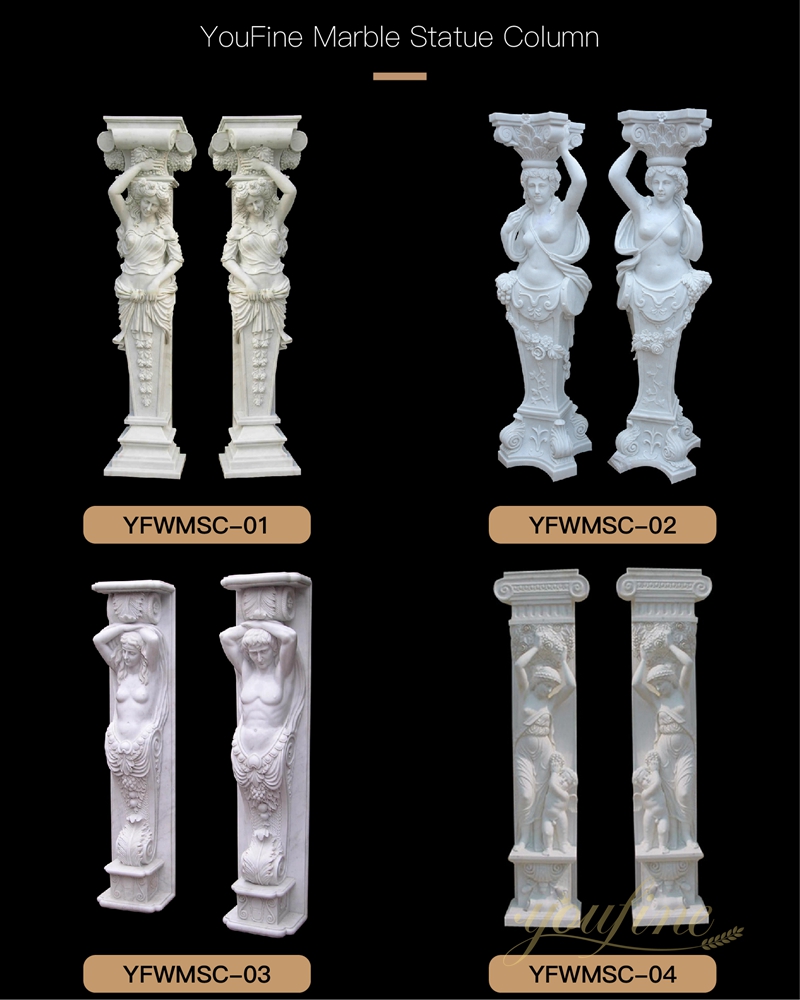 marble statue column