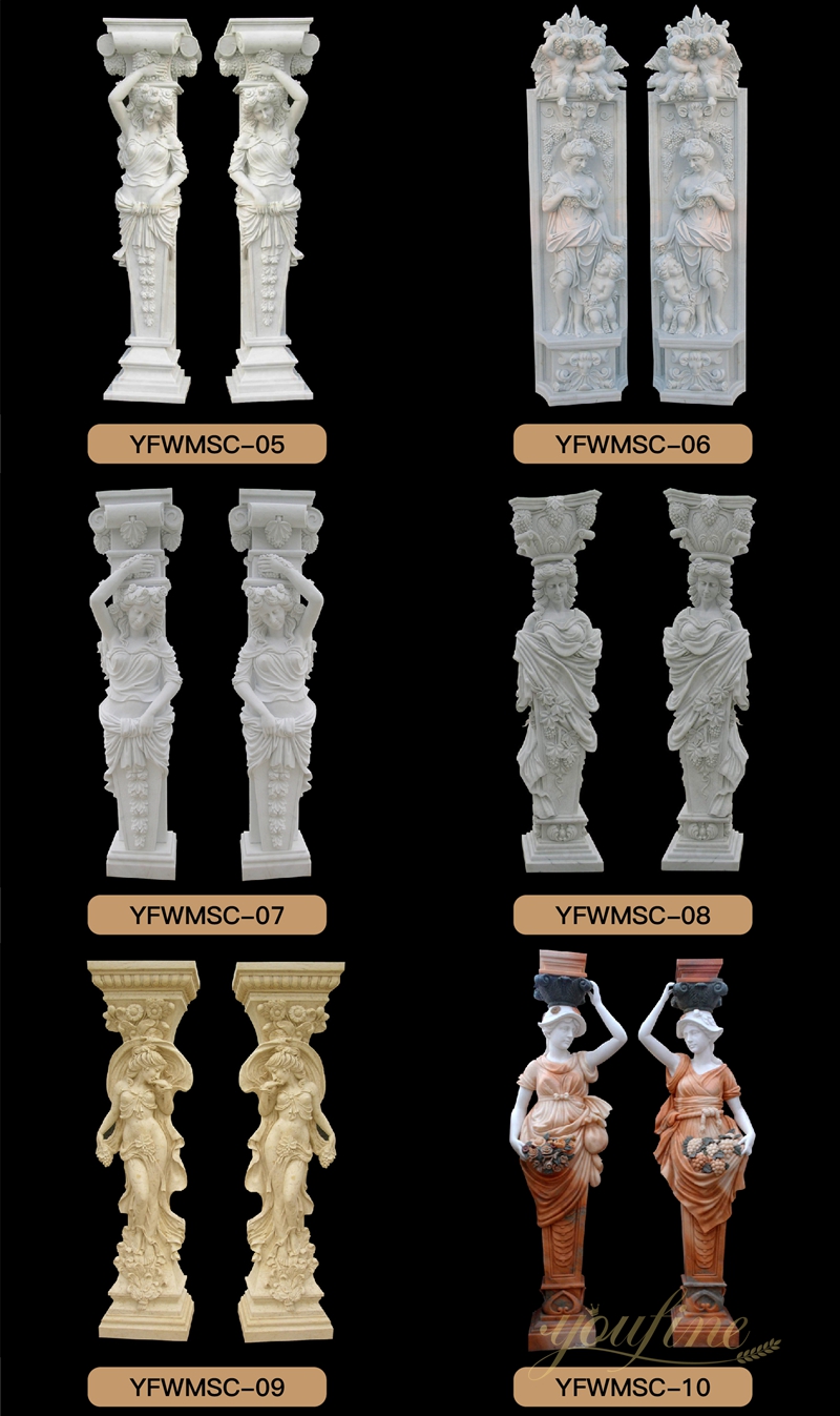 marble statue column