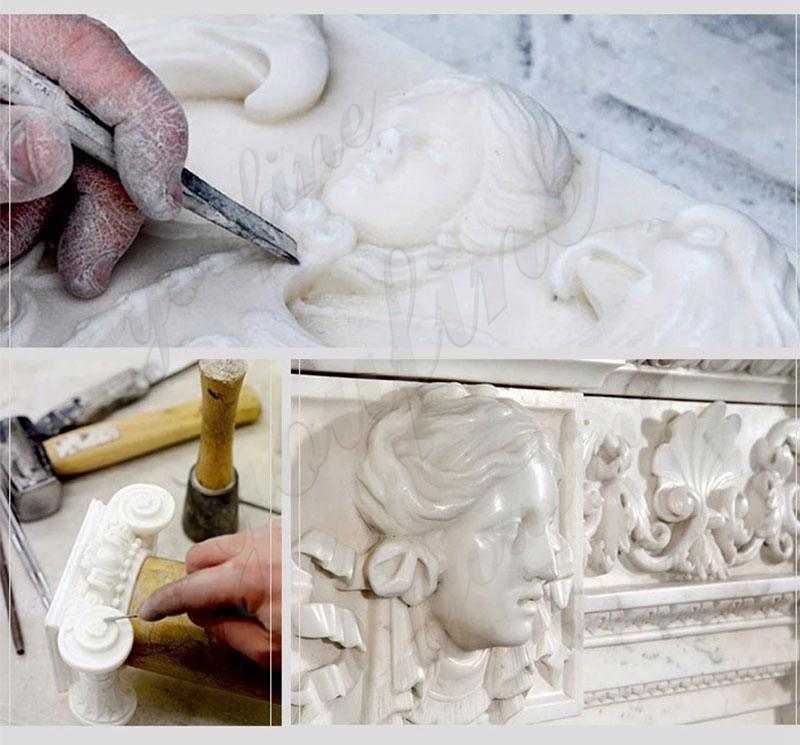 process of Greek Column of Male Caryatid Column Design