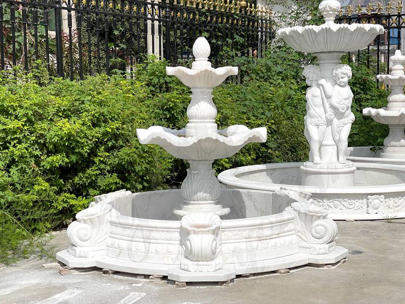 three tier water fountain